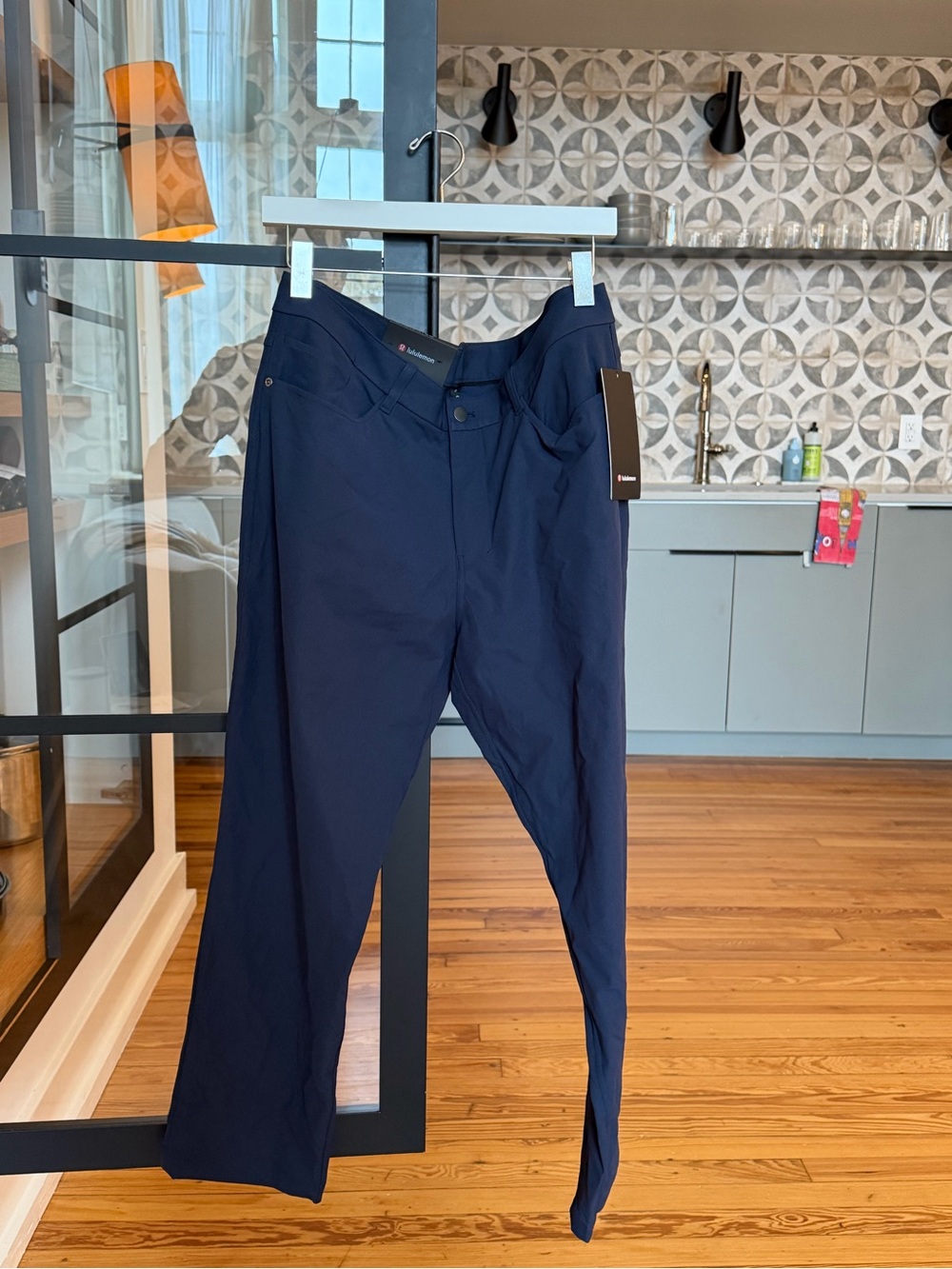lululemon athletica Men's Navy Stretch Chinos - ABC Classic Warpstreme